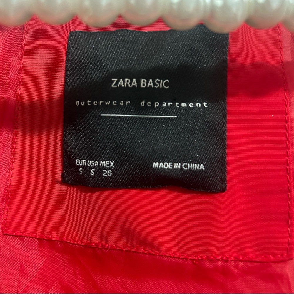 Zara basic red jacket size S - Picture 12 of 16